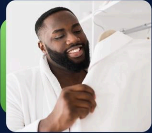 Man Doing Laundry